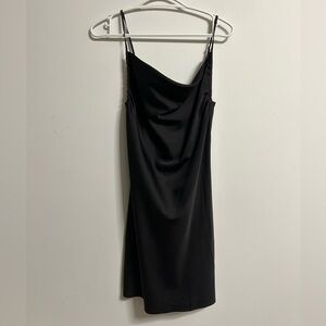 Forever 21  Black Midi Slip Dress